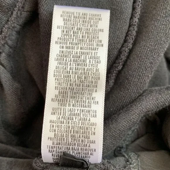 Juicy Couture Track Suit Set Jacket & Pants Velour S/P Dark Gray - Picture 15 of 16